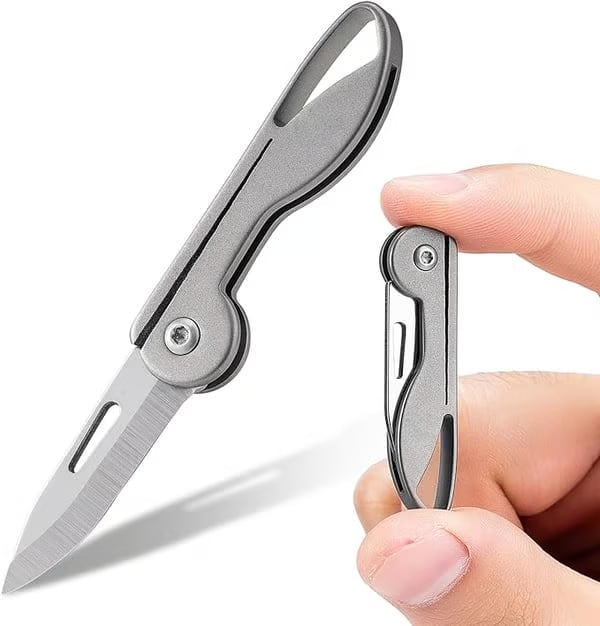 Mini Titanium Alloy Folding Pocket Knife Stornfield