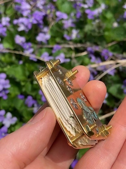 Stornfield | Mini Flower Press | Compact Botanical Keepsake Maker | Portable Craft Tool