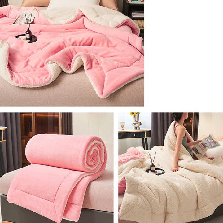 Stornfield | Couverture en velours épais double face en cube