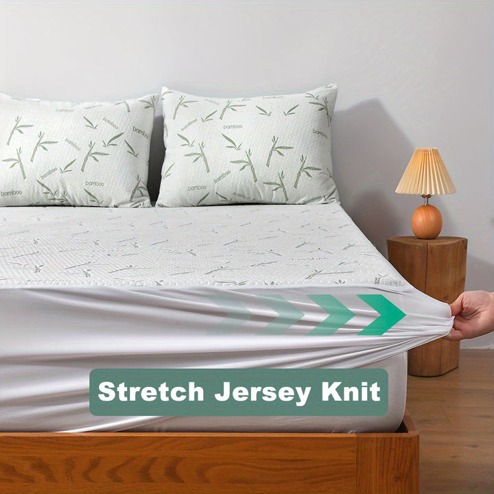 Bamboo Mattress Protector with Cooling 3D Air Layer | Stornfield