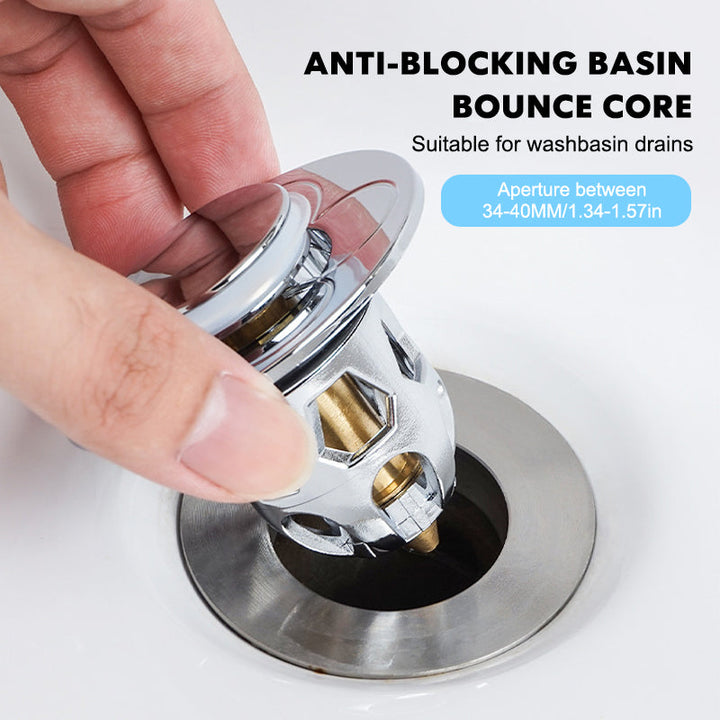 Press-Pop Sink Drain Stopper | Stornfield