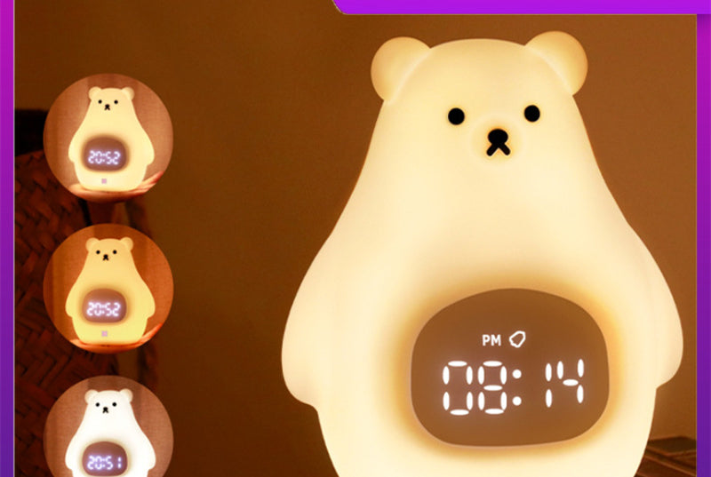 Stornfield | White Bear Lamp with Sleep Timer