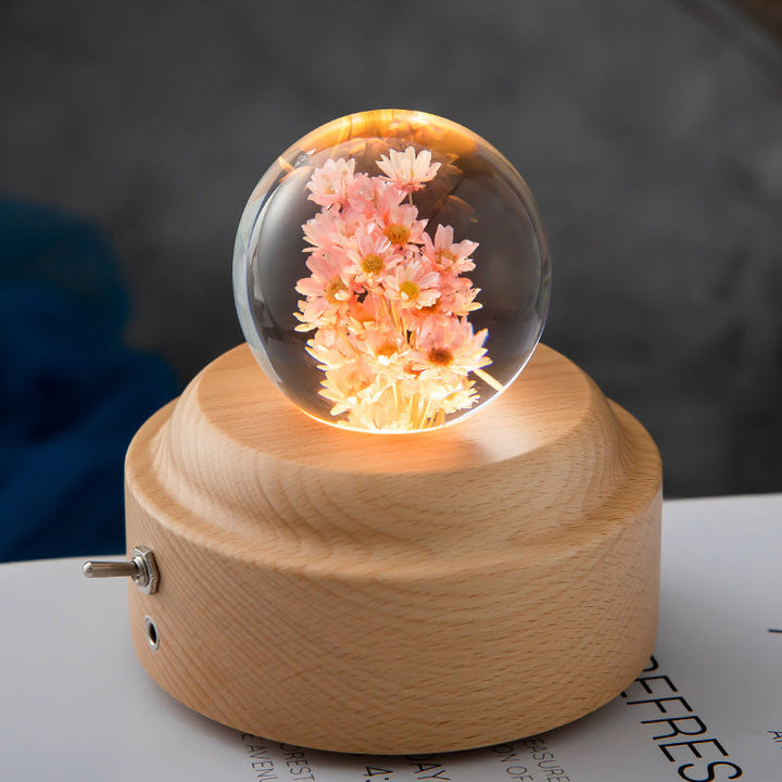 Crystal ball LED night light | Stornfield