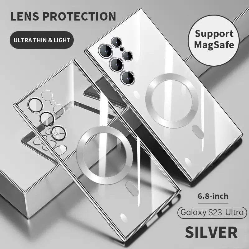 Stornfield | Luxury Transparent Magnetic Cover for Samsung