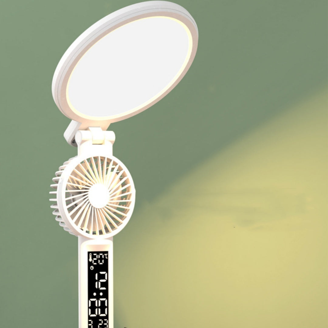 LED clock table lamp with USB. | Stornfield