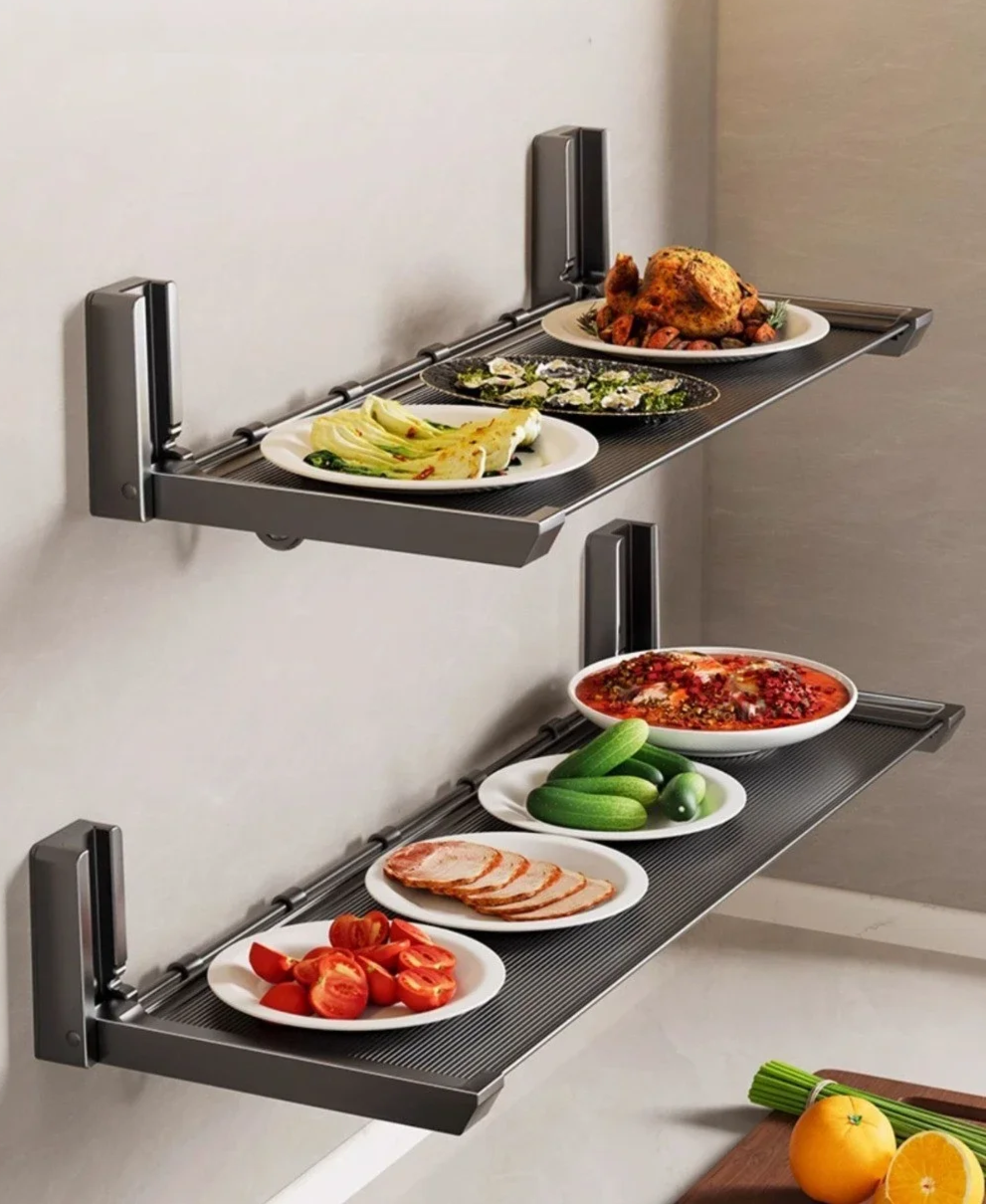 FlexiRack – Collapsible Spice Rack with Hooks Stornfield