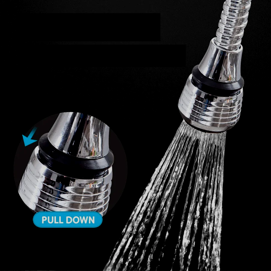 AquaFlex Steel – Stainless Steel Faucet Extension with 360° Rotation & Water Saving Function Stornfield