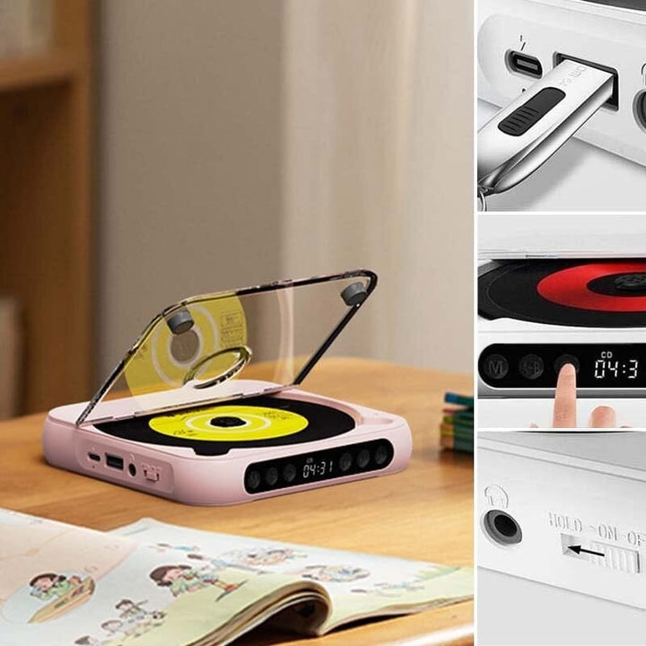 Stornfield | Portable Bluetooth-compatible CD Player