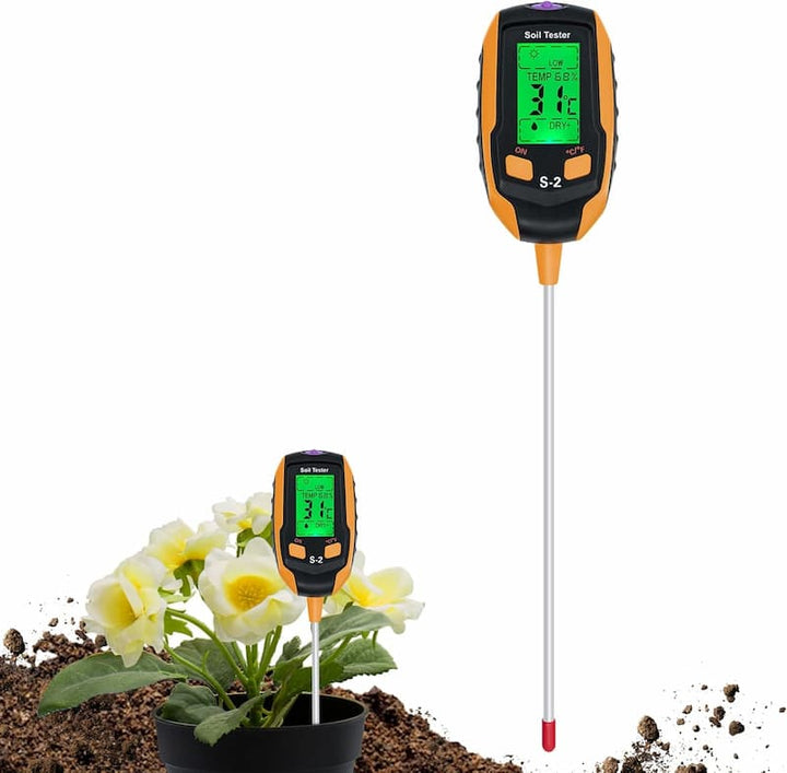 SmartGrow™ 4-in-1 Soil Meter for Plants | Stornfield