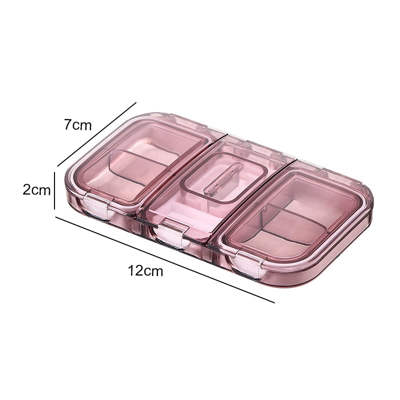 Rectangle Pill Case Organizer Container | Stornfield