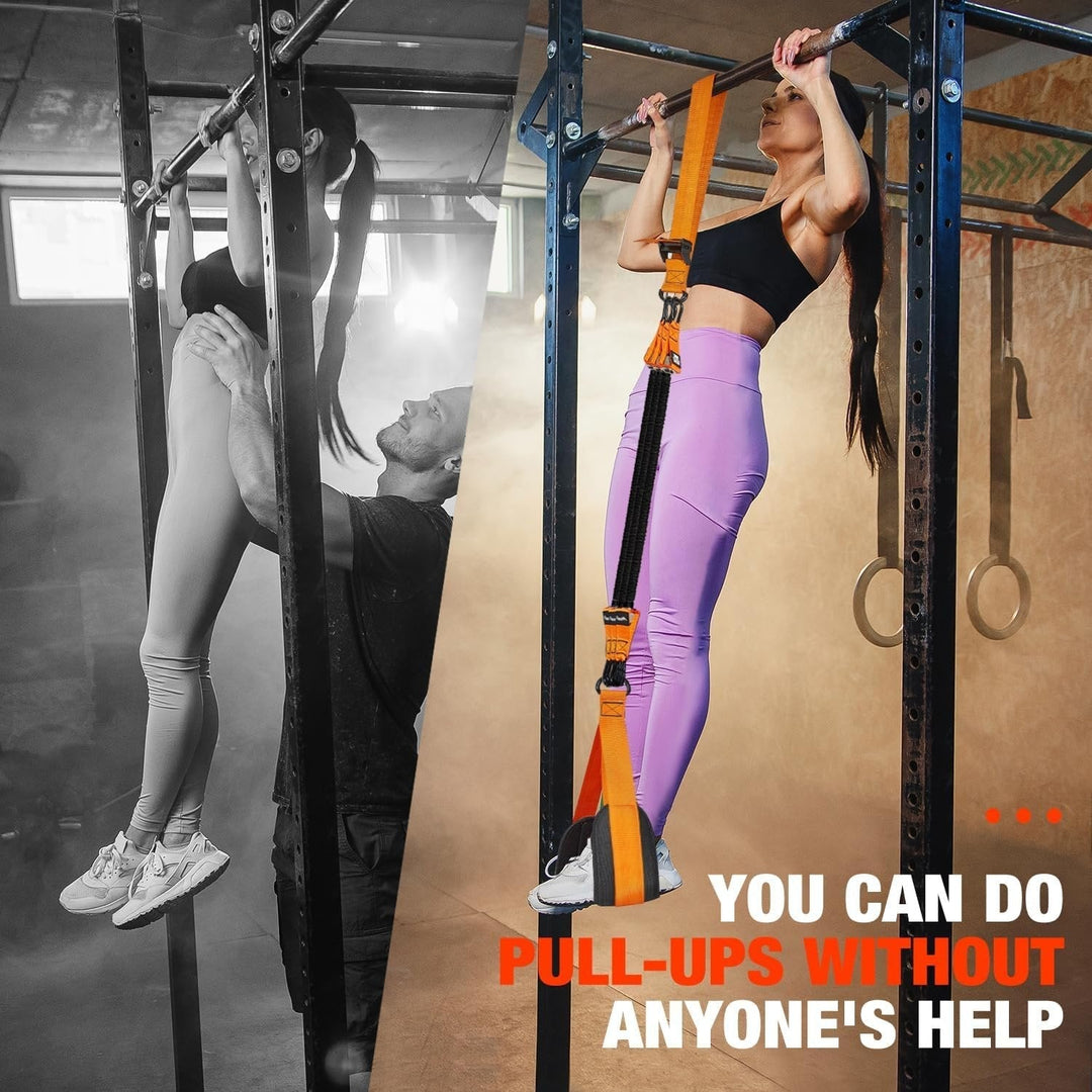 Pull-up assistance band with double foot system | Stornfield