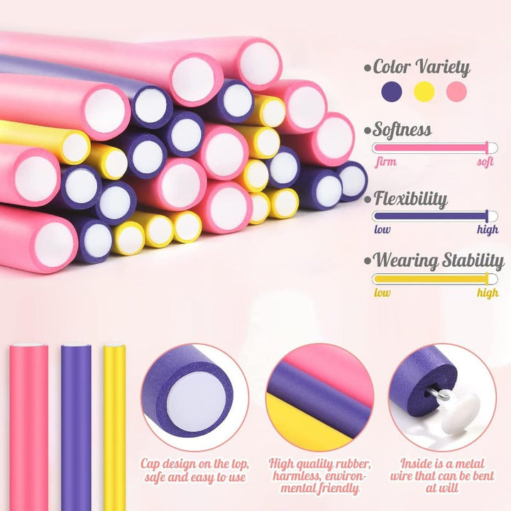 No-Heat Curling Rods Set Stornfield