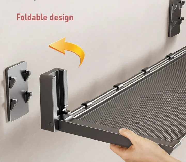 FlexiRack – Collapsible Spice Rack with Hooks Stornfield