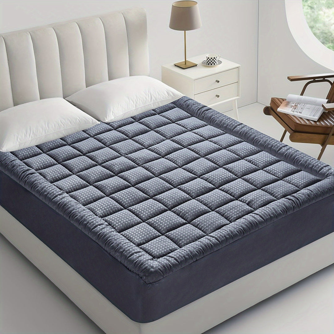 Ultimate Cooling Mattress Pad – Premium Quilted Pillow Top, Luxuriously Fluffy and Ultra-Breathable with Secure 14-18 Deep Pocket Cover – Enhanced Sleep Comfort, 1pc | Stornfield
