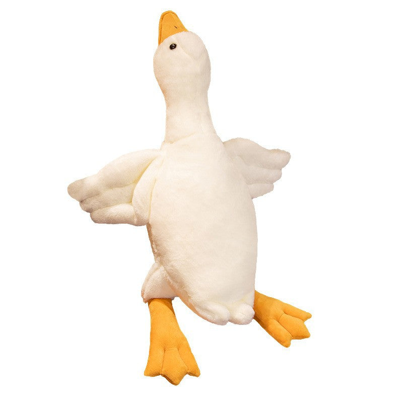 Stornfield | Large White Goose Marionette Plush Pillow