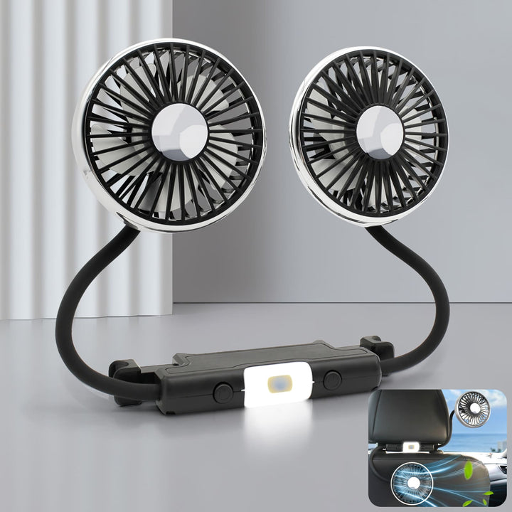 Summer Dual-Head USB Hose Fan | Stornfield