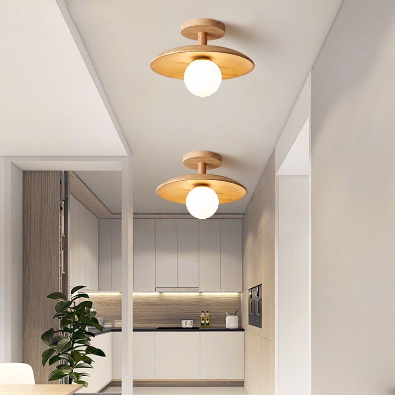 Stylish Japanese Ceiling Lamp - ZenGlow | Stornfield