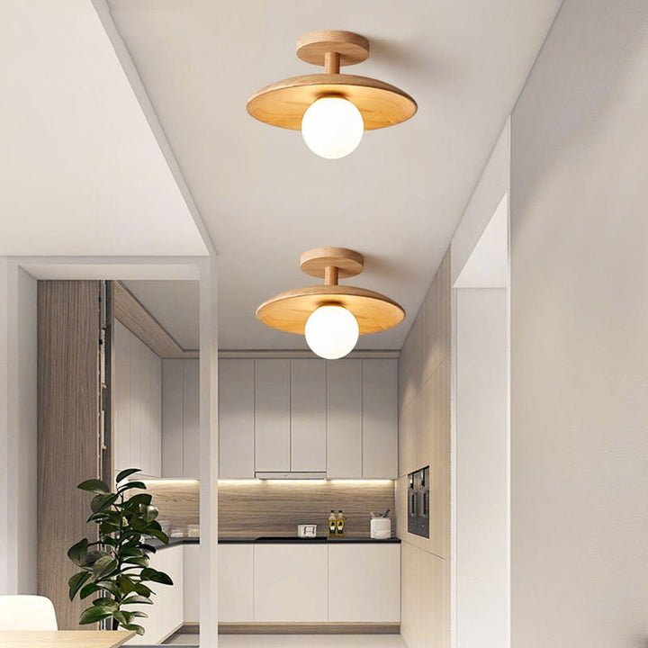Stylish Japanese Ceiling Lamp - ZenGlow | Stornfield