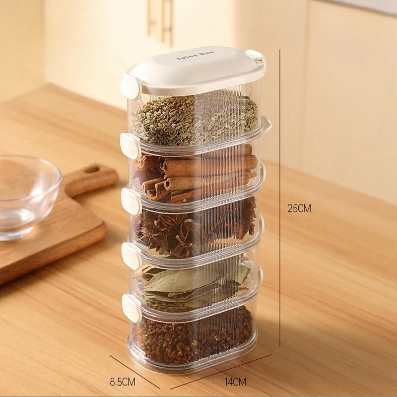 Spice box set stackable with lid | Stornfield
