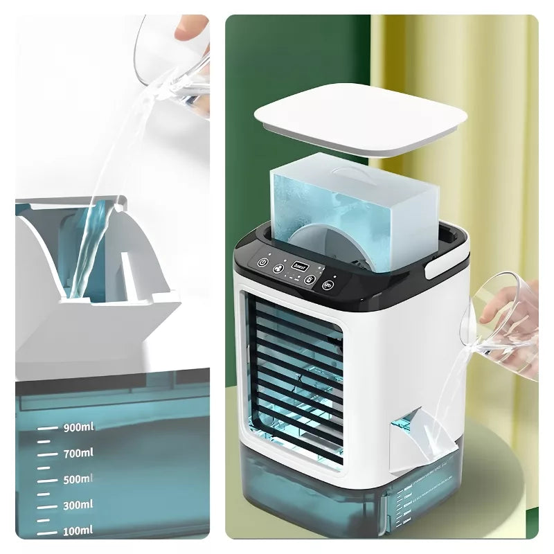 Portable Air Cooler Humidifier Fan with Night Light | Stornfield