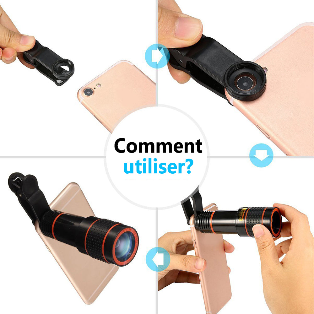 12X phone camera lens kit | Stornfield