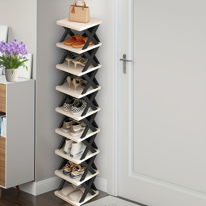 Narrow Shoe Rack Tower | Stornfield