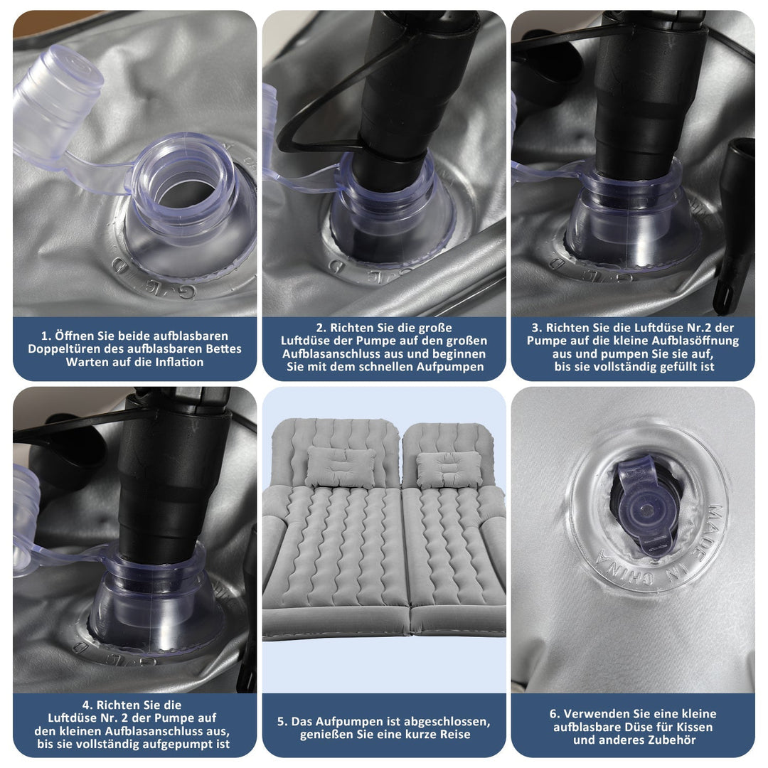 Air Bed Car Air Mattress with Pillow | Stornfield