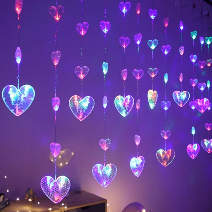 Stornfield | Fairy Lights with Heart-shaped Design