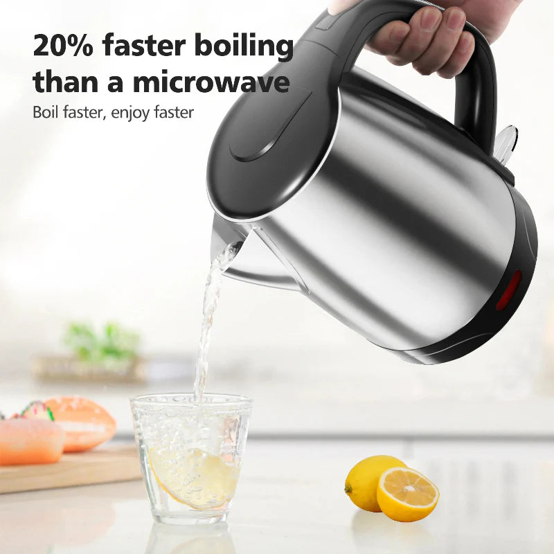 Fast Boiling Stainless Steel Electric Tea Kettle with LED Indicator | Stornfield