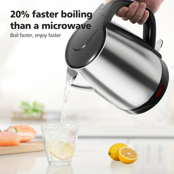 Fast Boiling Stainless Steel Electric Tea Kettle with LED Indicator | Stornfield