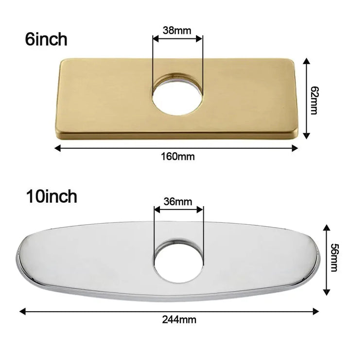Faucet Plate Hole Tap Cover Deck Plate For Most Single Hole Faucet | Stornfield