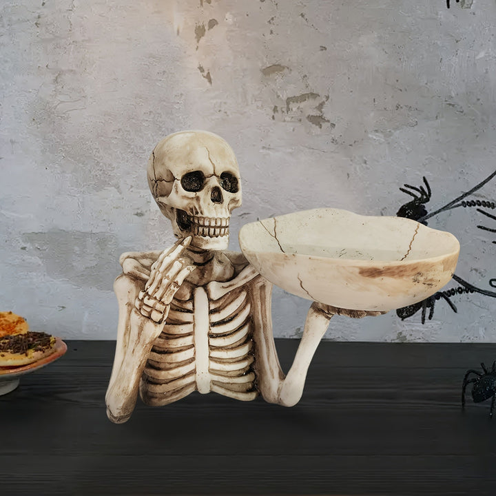 GhoulBowl Skull Bowl – Resin Halloween Candy Bowl and Gothic Decoration | Stornfield