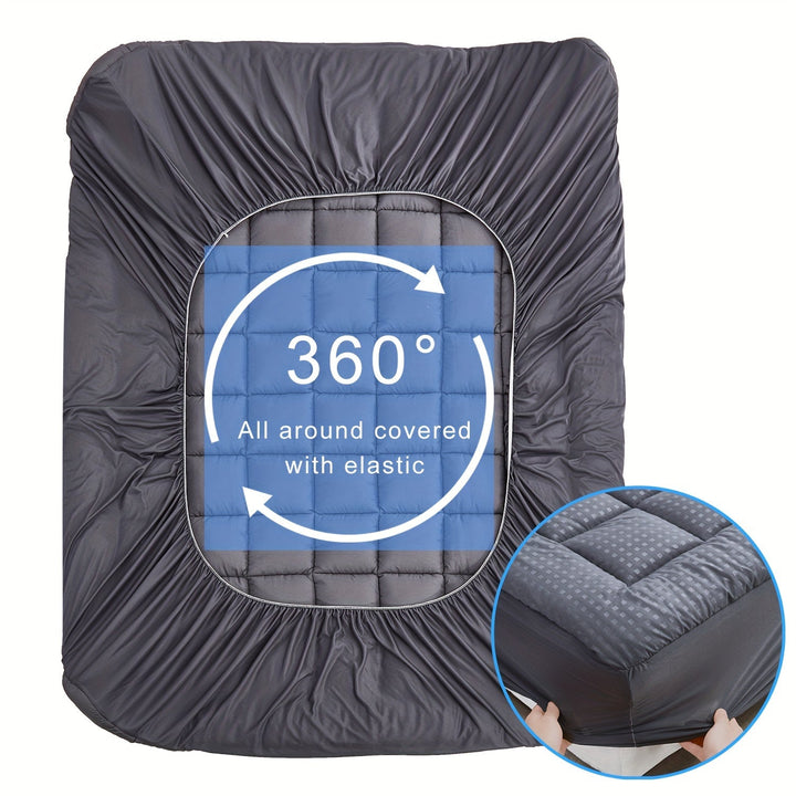 Ultimate Cooling Mattress Pad – Premium Quilted Pillow Top, Luxuriously Fluffy and Ultra-Breathable with Secure 14-18 Deep Pocket Cover – Enhanced Sleep Comfort, 1pc | Stornfield