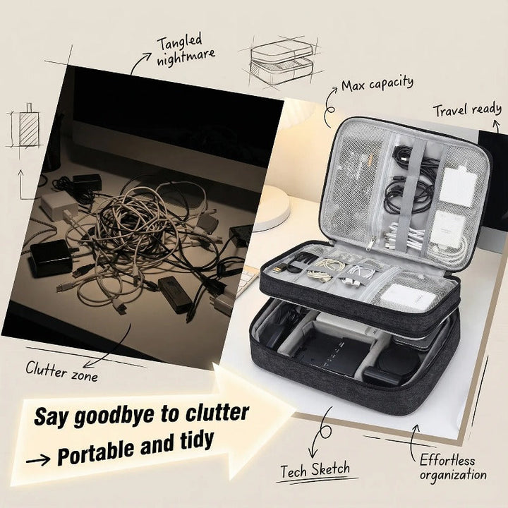 Stornfield Triple Layer Tech Organizer