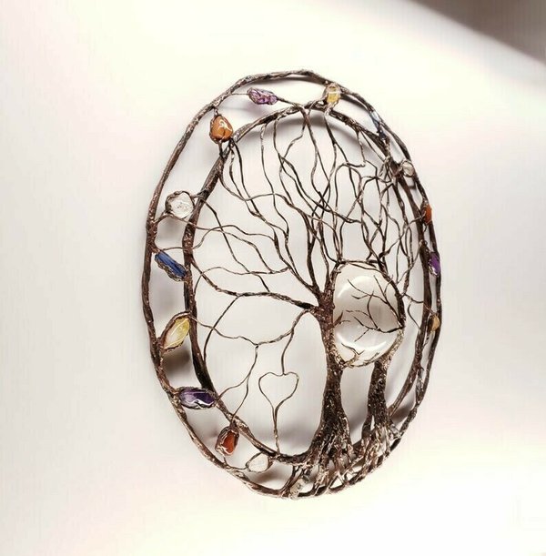 Circle Of Life-Metal Tree Wall Art | Stornfield