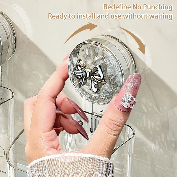 Practical wall shelf | Drill-free storage in the bathroom | Stornfield