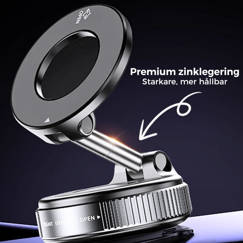 LumaTrust Magnetic Car Phone Holder with Vacuum Suction Power | Stornfield
