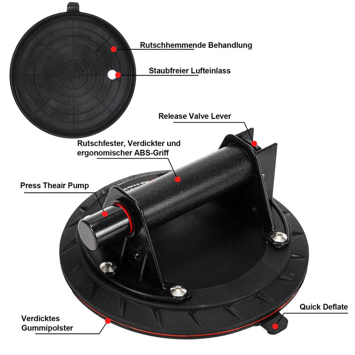 Suction cup holder 2 pieces max.100KG | Stornfield