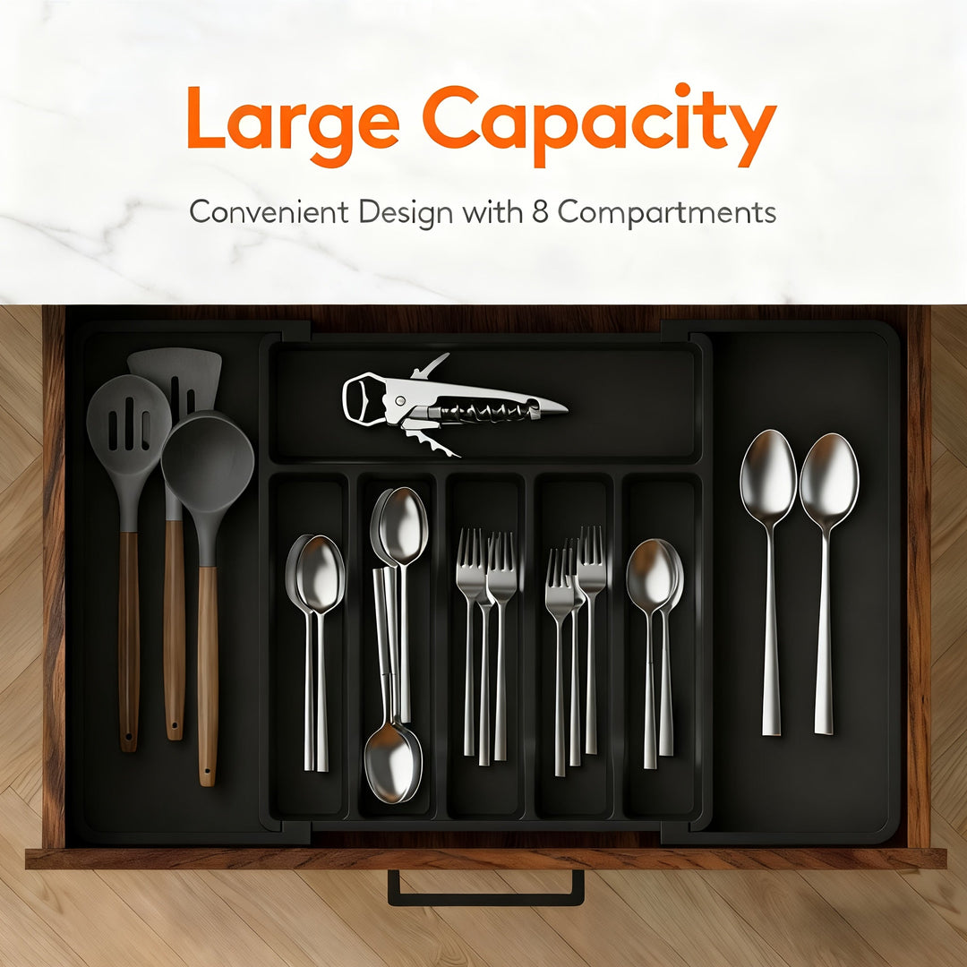 Extendable cutlery tray 33–57 cm | Stornfield