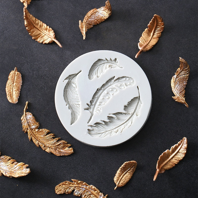 Feathers Fondant Mold | Stornfield