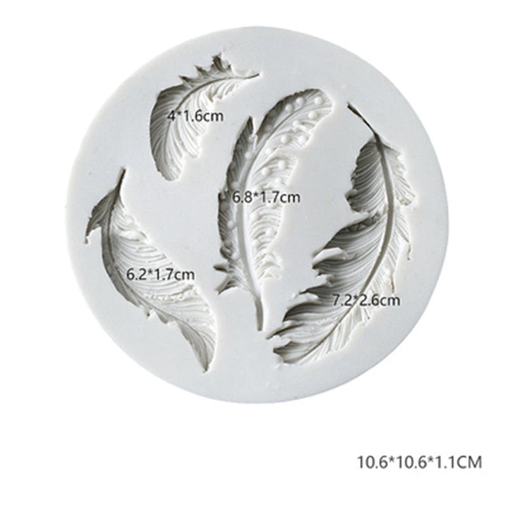 Feathers Fondant Mold | Stornfield