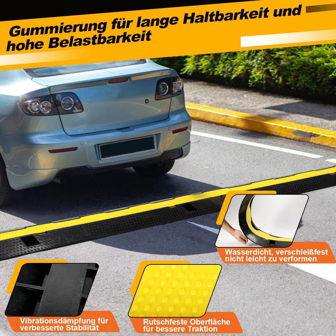 Cable bridge rubber cable protection mat 3 pieces | Stornfield