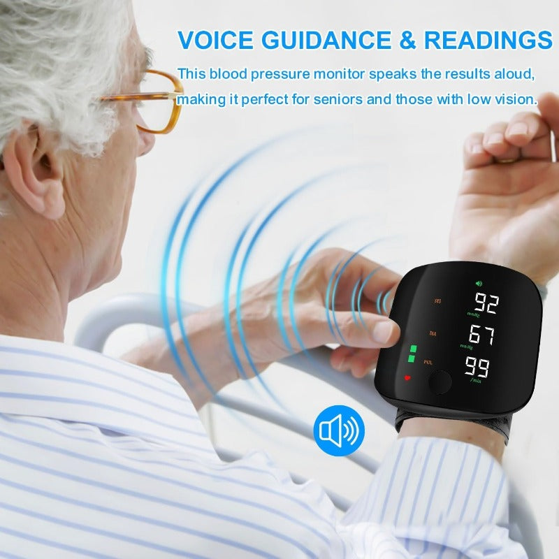 Stornfield USB-C Rechargeable Wrist Blood Pressure Monitor