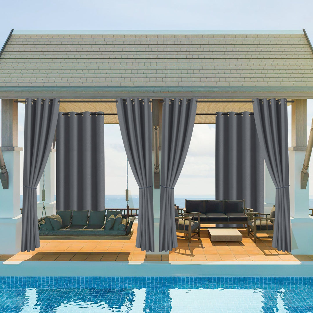 Outdoor Curtain Waterproof with Eyelets | Stornfield