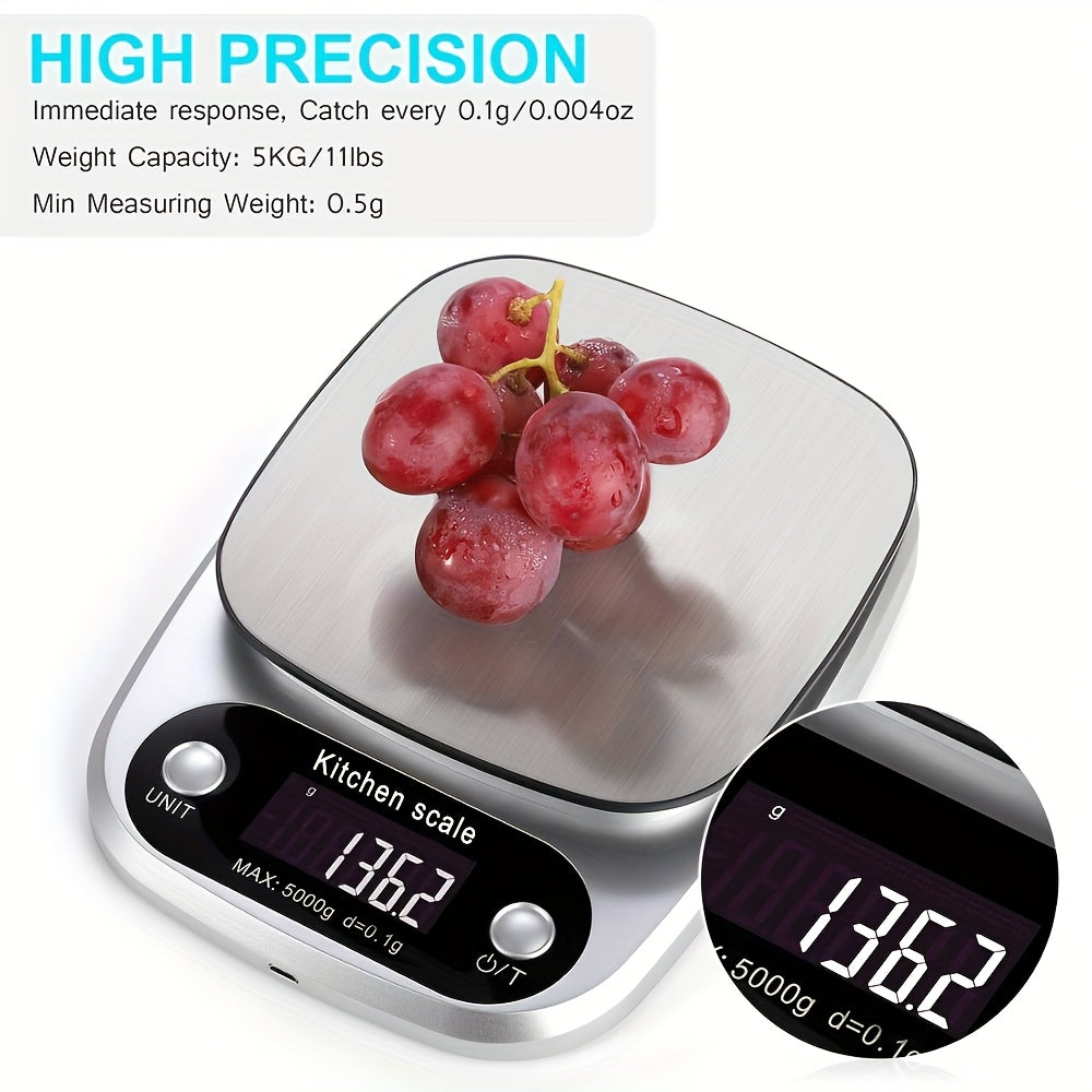 Digital kitchen scale stainless steel | Stornfield