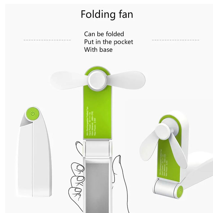 Compact Rechargeable Handheld Fan | Stornfield