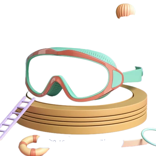Stornfield | Kids' HD Swimming Goggles with Large Frame, Leak-Proof and Anti-Fog