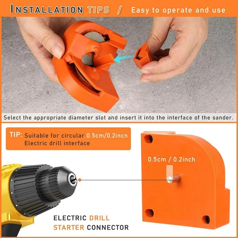 Multifunctional drill sharpener | Instant restoration of drill bits | Stornfield