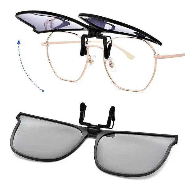 OogZeker ClipSunglasses – Lightweight Polarized UV400 Clip-on for Glasses Wearers | Stornfield