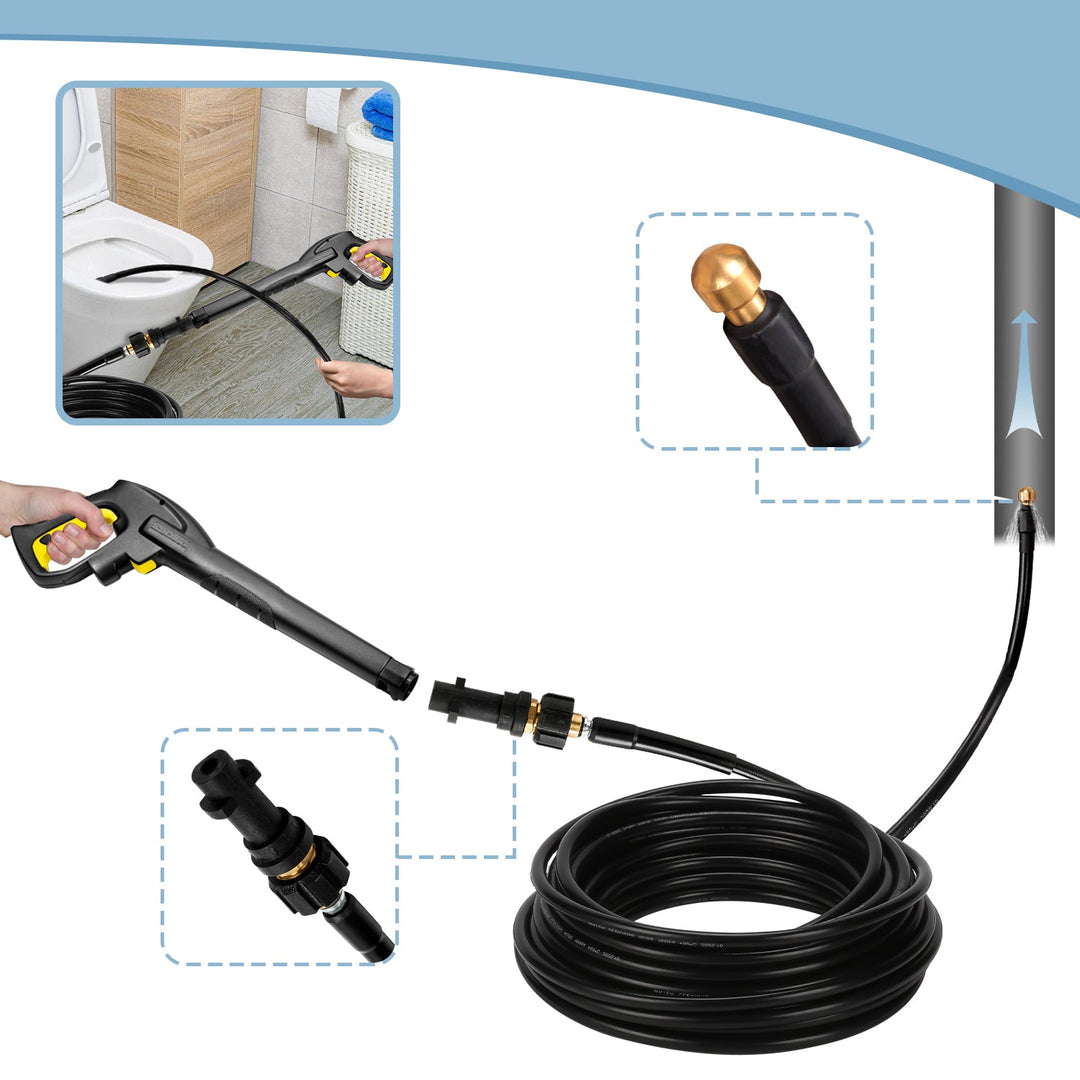 Pipe cleaning hose 10m-30m 180 bar | Stornfield